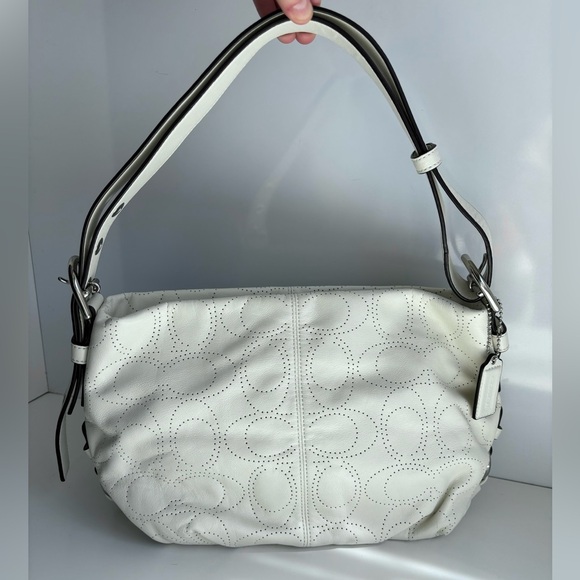 Coach Handbags - COACH Duffle Signature Perforated (F19257) Shoulder Bag Handbag